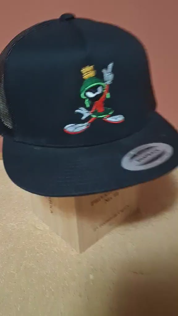 Trucker Hat Embroidered "Marvin the Martian"